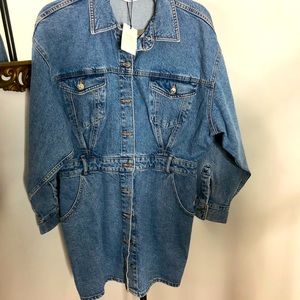Zara Denim Dress XL NWT